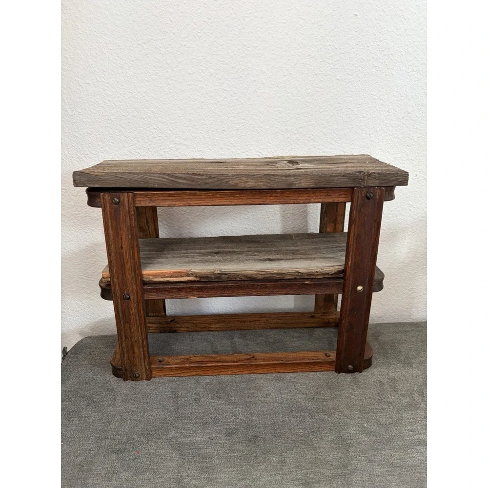 Vintage Rustic Country Farmhouse Singer Drawer Repurposed Wood Shelf Wall Mount